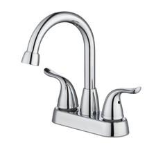 4" Centerset Bathroom Faucet in Chrome