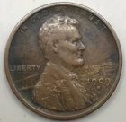 1909-S Lincoln Cent Penny Fine Details Condition Rare Date