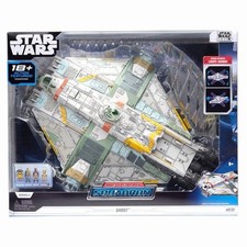 NIB Star Wars Micro Galaxy Squadron GHOST Rebels Light & Sounds w 4 Mini Figures