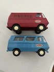 Vintage Tonka Tiny Van And USA Blue Van