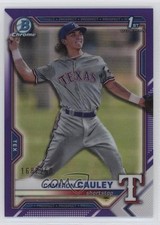 2021 Bowman Draft Chrome Purple Refractor 168/250 Cameron Cauley #BDC-192 5u3