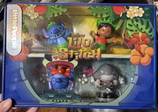 Fisher-Price Little People Collector Lilo Stitch 4-Pack Figure Set Disney NIB