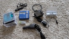 Sony MZ-N707 MiniDisc Recorder Blue G-Protection Digital Sound Preset w/ Access