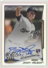 2014 Topps Chrome Image Variation Refractor Rookie 320/499 Jimmy Nelson Auto 0d4