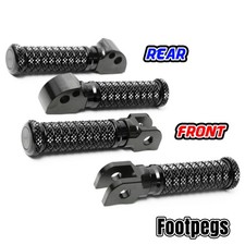 For Honda CB1000 Big One 93-96 95 94 Anti-slip Front Rear Foot Pegs Set Black