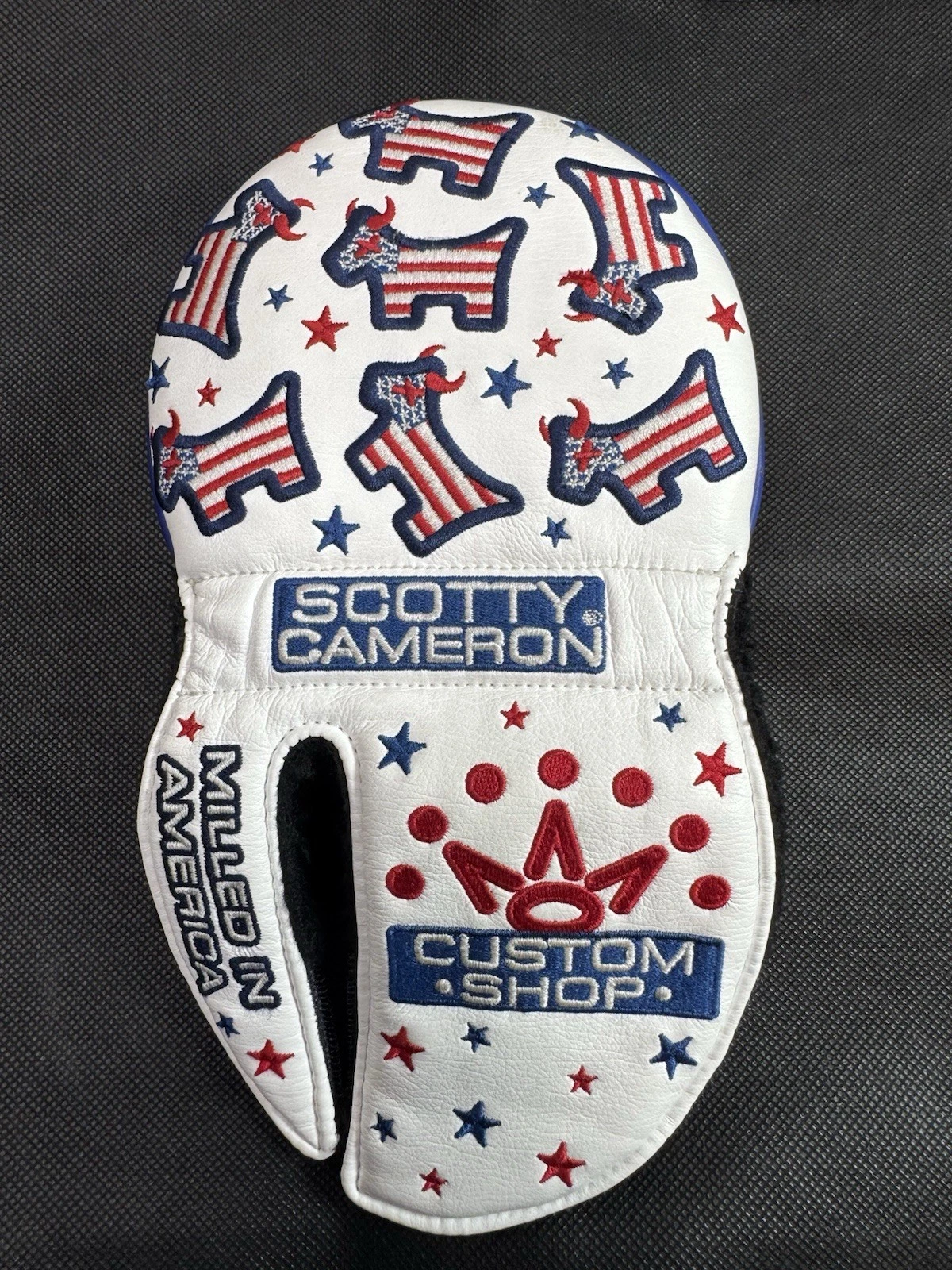 Scotty Cameron Custom Shop USA Junk Yard Dog Mid Round Headcover RH