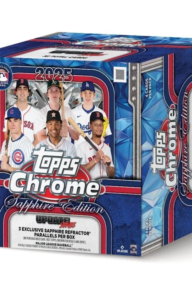 PYT! 1/2 Case 2025 Topps Chrome Update Sapphire!