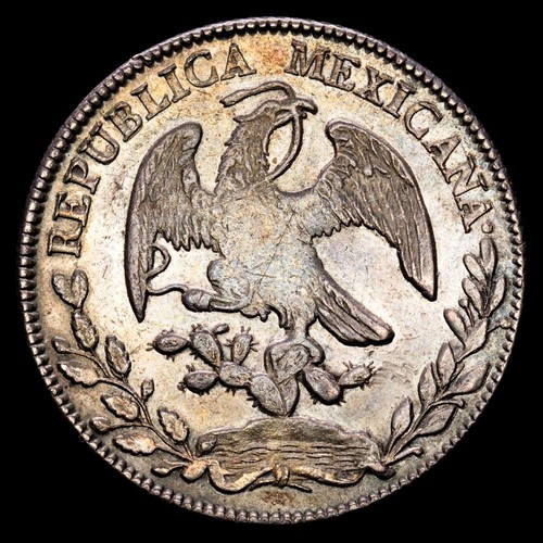 República de México 8 Reales (26,77g) 1875 Zacatecas Ensayador J·A KM-379.13 - Picture 3 of 3