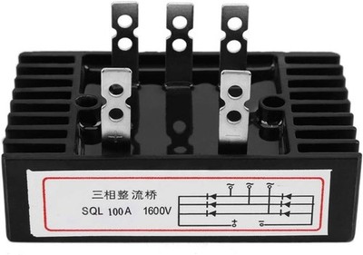 High-Power 3-Phase Bridge Rectifier 100A 1600V with Heat Dissipation Function