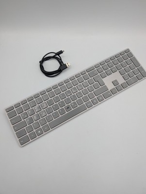 Microsoft Surface Keyboard 1780 Grau - Bluetooth Tastatur - Fingerprint-ID