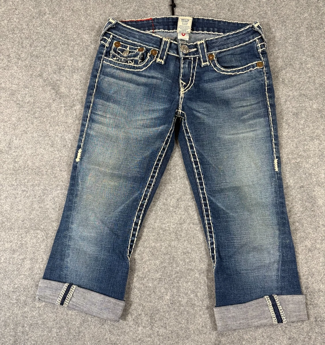 【入手困難】トゥルーレリジョン JOEY SUPER T SEAT34 USA True Religion USA製 黒ステッチ 貴重 トゥルーレリジョン JOEY SUPERT