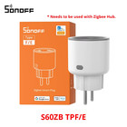 1-4 PCS  S60ZB EU Iplug Zigbee Smart Plug Energy Monitoring Wireless Socket Time