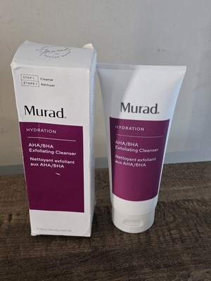 Murad Hydration AHA/BHA Exfoliating Cleanser -  6.75oz  -  New / Sealed