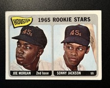 1965 TOPPS #16 JOE MORGAN ROOKIE Baseball Card EX+ Centered!!. rookie card picture
