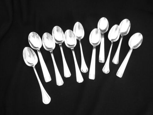 11 Christofle Spoons Silverplate French Flatware & Silverware Dessert Tea...