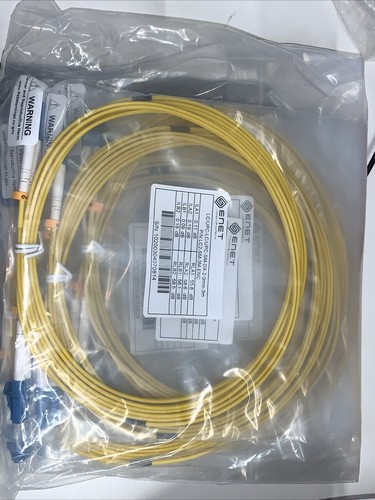 10m LC to LC UPC Duplex OS2 Single Mode PVC 2.0mm Fiber Optic Patch cable 10PACK