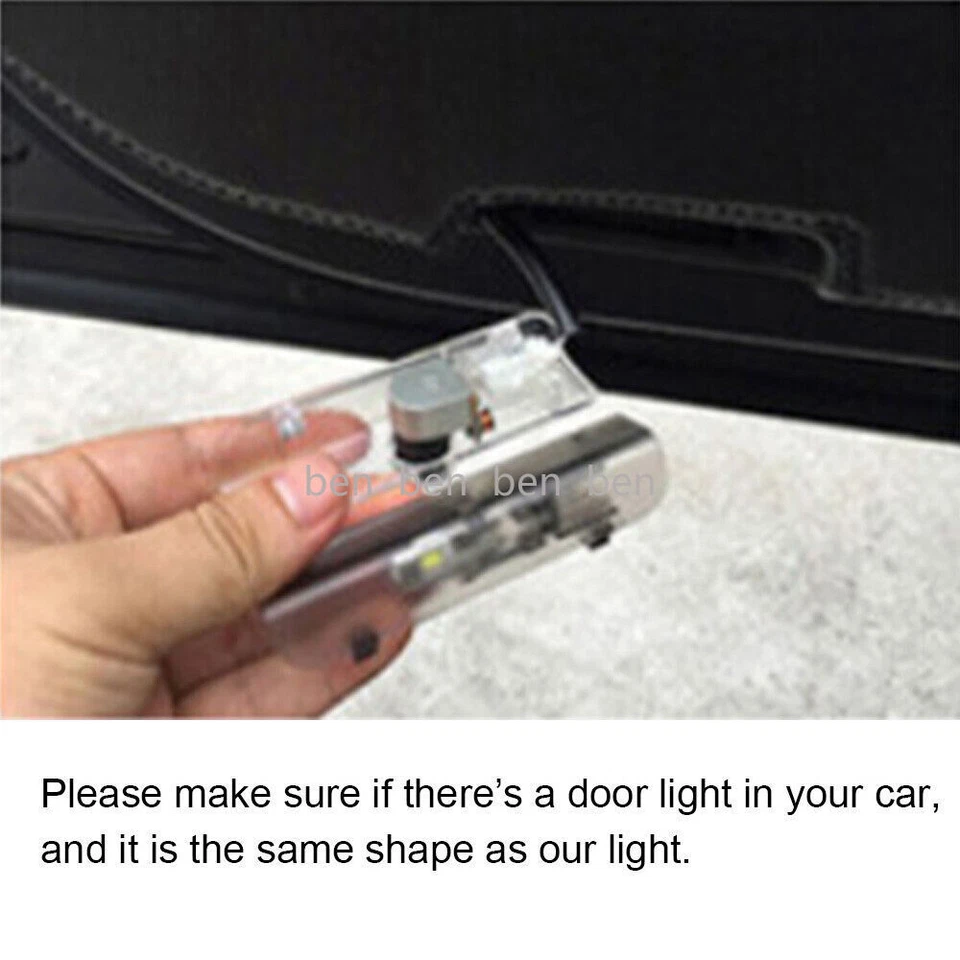 2 Door Light LED Projector Courtesy Ghost Shadow Lamp For INFINITI J35 QX56 QX60 - Imagem 4 de 4