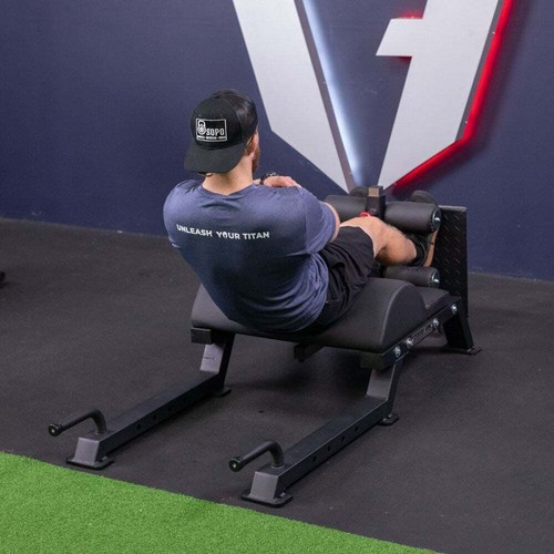 Titan Fitness Adjustable Floor Glute & Hamstring Developer (GHD), Cross Training - Picture 3 of 12