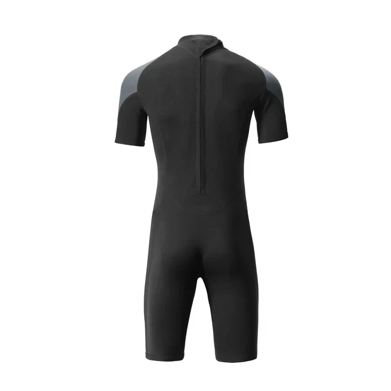 1.5mmDiving Suit Men's Short-Sleeved Shorts One-Piece Diving Suit Sun Protection - Image 4 of 4