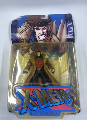 VINTAGE TOY BIZ MARVEL 2000 GAMBIT FIGURE X-MEN CLASSICS NIP