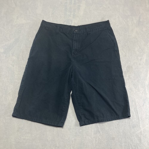 Dickies Ripstop Regular Fit Black Mens Shorts Size 34 eBay