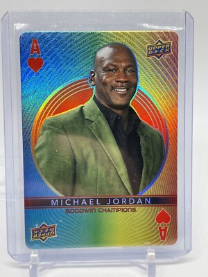 2022 Upper Deck Goodwin Champions Playing Cards Ace-Hearts Michael