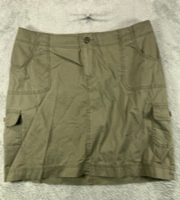 MERONA Womens Plus 16W Mini Skirt Army Green ...