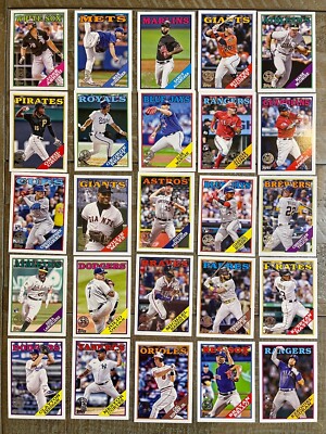 2023 Topps Series 1 - 1988 35th Anniversary Insert Singles   Your Pick #1-100