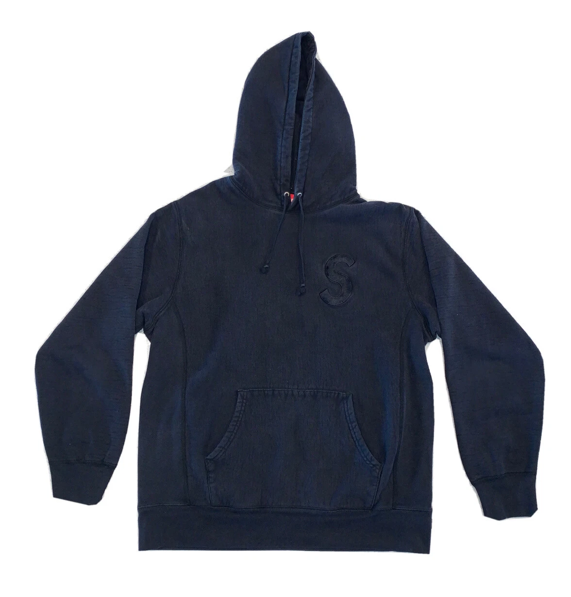 Sweat à capuche logo Supreme S F/W 17 (noir)
