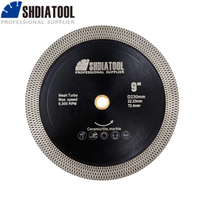 9inch Turbo Diamond Cutting Disc Grinding Plate for Tile Ceramic Marble Stone