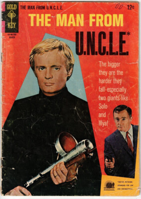 THE MAN FROM U.N.C.L.E. # 11 (GOLD KEY) ROBT VAUGHN & DAVID McCALLUM PHOTO COVER