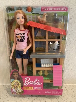 barbie you can be anything chicken farmer