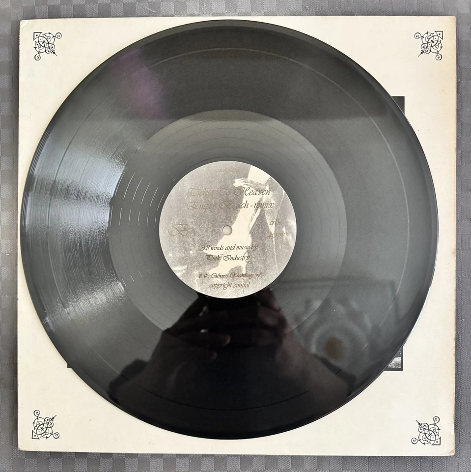 PINK INDUSTRY Don't Let Go UK Industrial Downtempo Orig CRL16 12'' Vinyl 1987 NM - Image 3 of 4