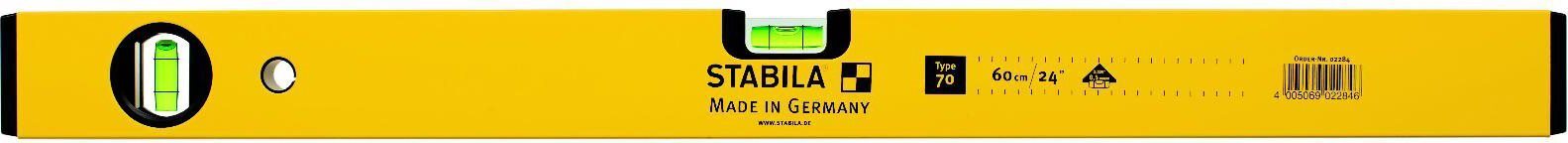 STABILA Livella a Bolla Lunghezza 50 cm 2 Bolle ART.70 CM50