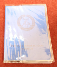 DDR-Dokument:Personalausweis (Mann) mit diversen Stempel, Frankfurt (Oder)