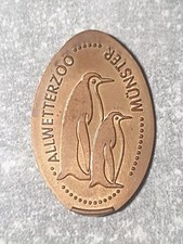 Elongated Coins - Pressed Pennies - Allwetterzoo Münster Rarität!