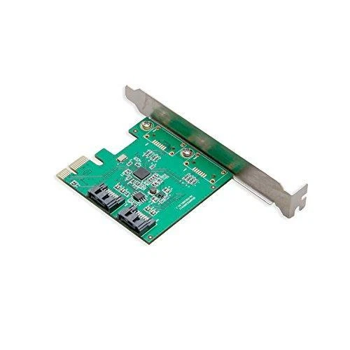 I/O CREST 2 Port SATA III PCI-e 2.0 x1 Controller Card Asmedia ASM1061 Non-Raid - Image 4 of 4