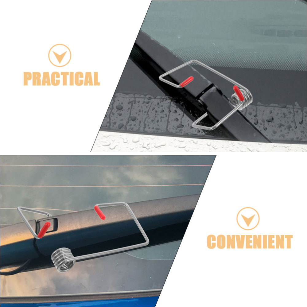 8 pcs Windshield Wiper Arm Pressure Spring Metal Springs Wiper Arm