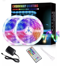 LED 10m Strip Light RGB Color Changing Cabinet Kitchen Lighting with Remote