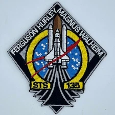 STS-135 Space Shuttle Embroidered Patch NEW - FREE SHIPPING