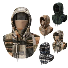 Winter Balaclava Warm Fleece Ski Mask with Neck Cover Windproof Face Covers