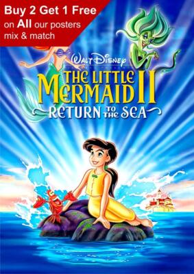 The Little Mermaid Return To The Sea 2000 Movie Poster UK