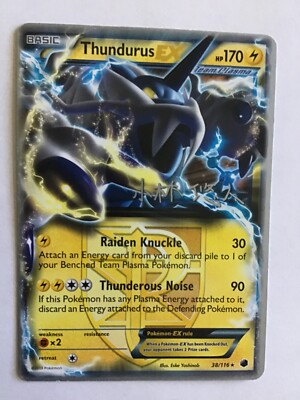 thundurus ex pokemon card value Thundurus-EX #52 Thunder Knuckle Price this attack does 30 more damage Thundurus EX #38 Prices |