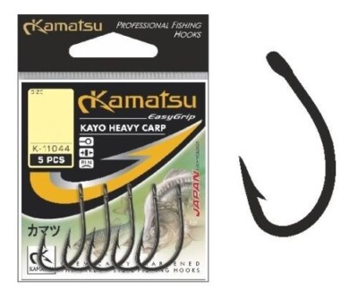KAMATSU K-11044 KAYO-HEAVY CARP / KARPFENHAKEN /  HAKEN LOSE, HOOKS #6