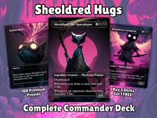Sheoldred Commander Deck Group Hug MTG EDH Anime Style Proxy Deck