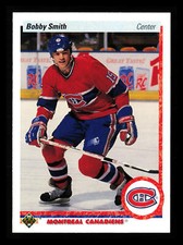Bobby Smith 1990-91 Upper Deck Hockey NHL #72a Montreal Canadiens