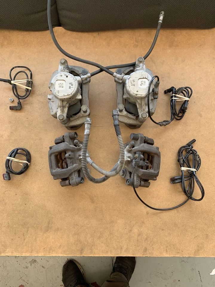 2008-2012 Mercedes C300 Front Rear Right Left Brake Caliper W/ ABS Sensor OEM - Image 3 of 4