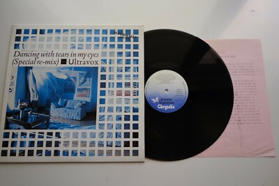 ULTRAVOX: BAILANDO CON LAGRIMAS EN MIS OJOS. SPANISH PROMO 12'' VINYL+PRESS SHEET