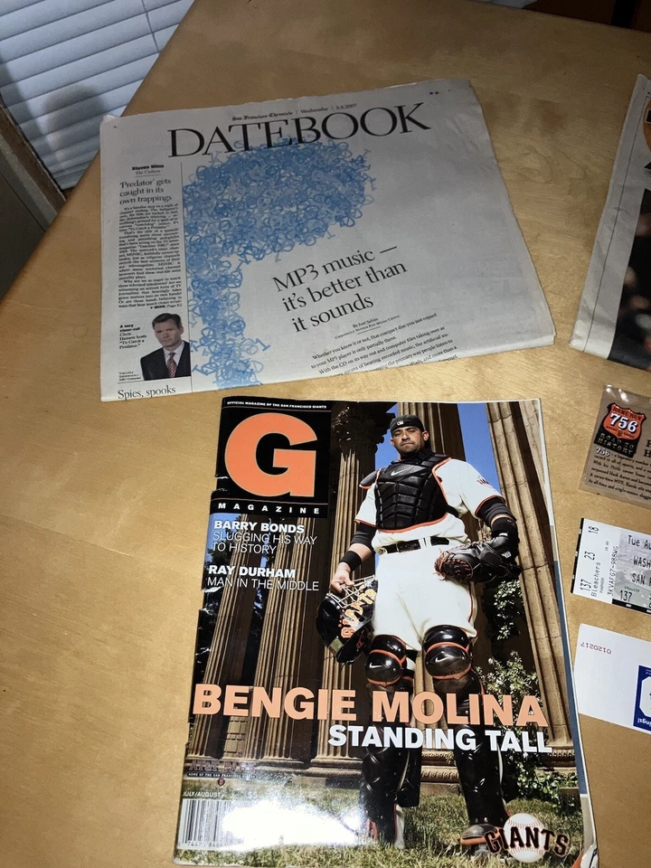 Barry Bonds Home Run Record Breaking Game Day Set - Image 4 of 4