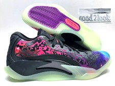 NIKE JORDAN ZION 3 GALAXY GLOW IN THE DARK BLACK/RED SIZE MEN'S 9 [DR0675-006]